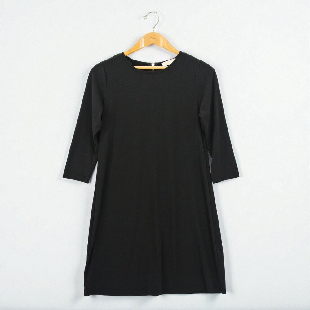 MICHAEL Michael Kors Black Zip Back A-Line‎ Dress S